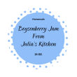 Boysenberry Jam Regular Mouth Ball Jar Topper Insert